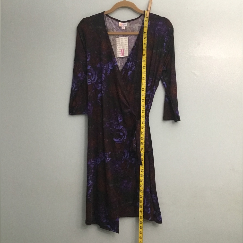 LuLaRoe Purple and Black Dress